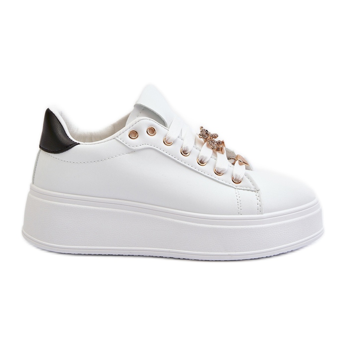 Sneakers platform bianche discount