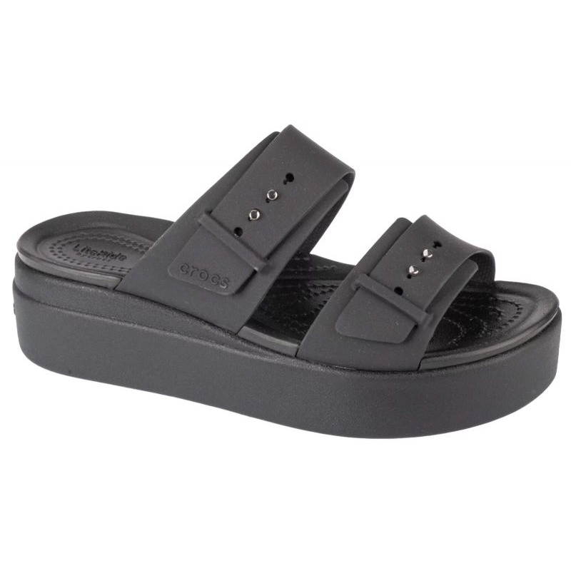 Crocs Brooklyn Low Wedge Review Crocs Brooklyn Low Wedge Sandal Black