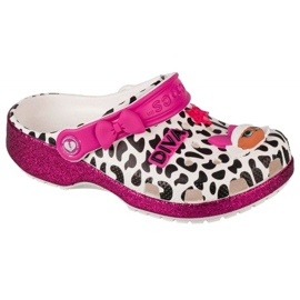 Crocs Lol Surprise Diva Girls Classic Clog 209465-100 white Crocs Lol Surprise Diva Girls Classic Clog 209465-100 white