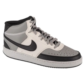 Nike Court Vision Mid DN3577-002 shoes grey Nike Court Vision Mid DN3577-002 shoes grey