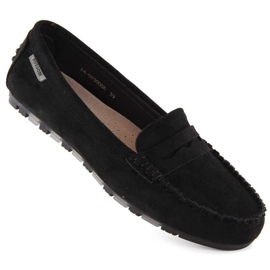 Potocki W WOL240A suede moccasins, black