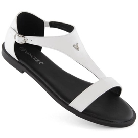 Vinceza W JAN310B sandals, white Vinceza W JAN310B sandals, white