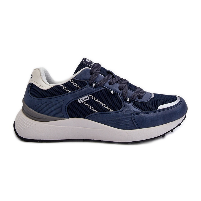 INBLU Men's Sports Shoes Sneakers IU000006 Navy Blue INBLU Men's Sports Shoes Sneakers IU000006 Navy Blue