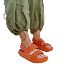 Orange Attiana sandals
