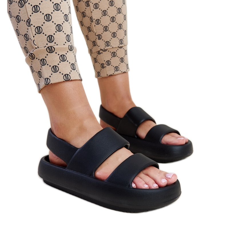 Black Attiana sandals