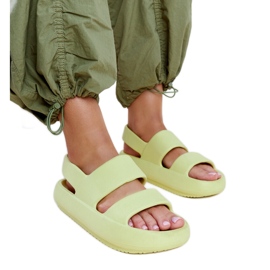 Green Attiana sandals