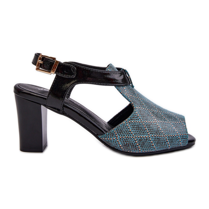 Turquoise Turquoise Queenmarie Women's High Heel Sandals Made of Eco Leather green