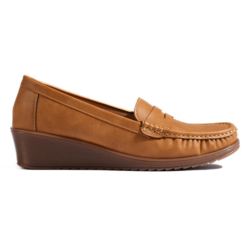 Women's brown loafers