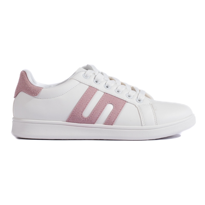White and pink women's sneakers White and pink women's sneakers