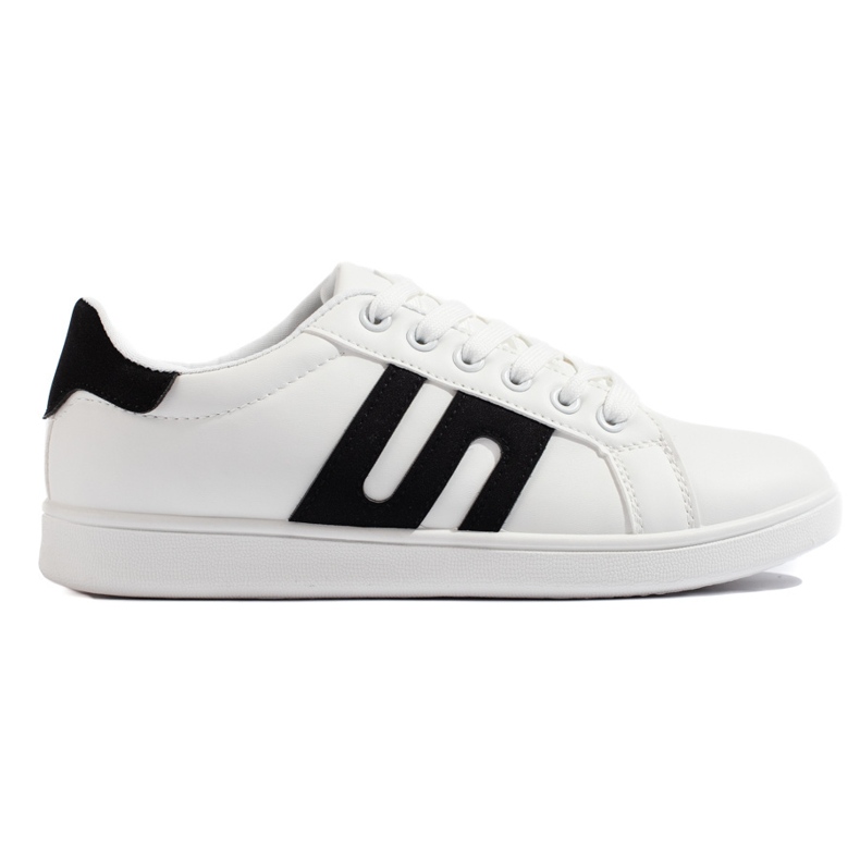 Women's black and white sneakers
