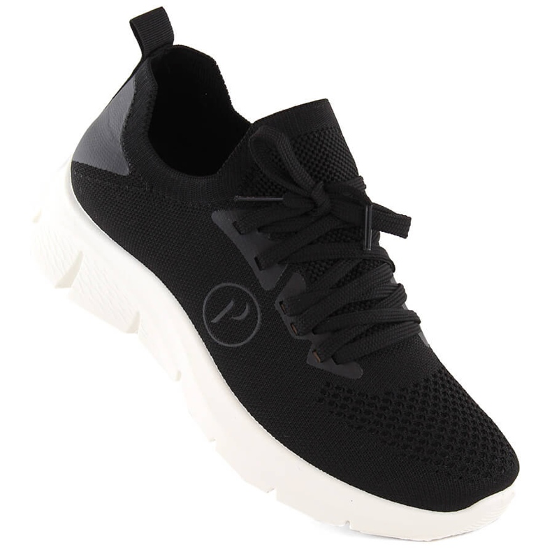 Black women's sports shoes Potocki BK01303