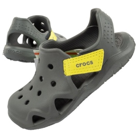 Crocs Swiftwater 204021-08I foam sandals green Crocs Swiftwater 204021-08I foam sandals green