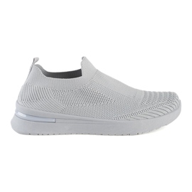 Gray slip-on sports shoes grey