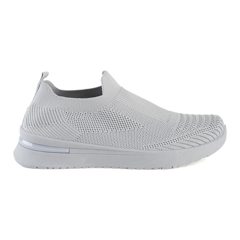 Gray slip-on sports shoes grey