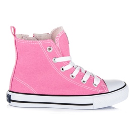 American Club High sneakers for a girl pink