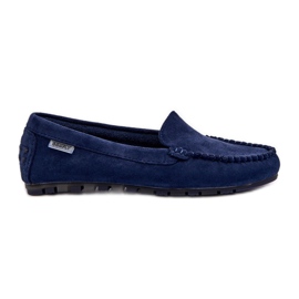 Women's Eco Suede Moccasins, Navy Blue Amrutia Women's Eco Suede Moccasins, Navy Blue Amrutia
