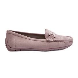 Women's Fashionable Suede Moccasins Purple Rabell