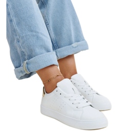 White and gold Akila sneakers White and gold Akila sneakers