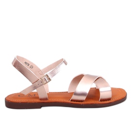 Herve Champagne women's sandals pink