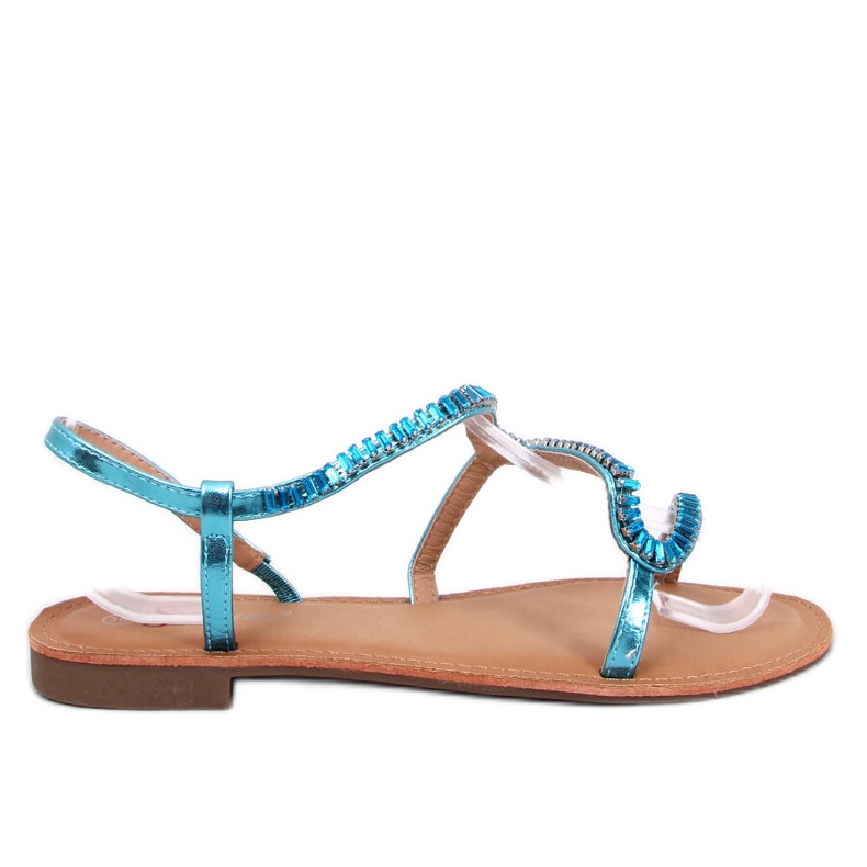 Adani Blue crystal sandals