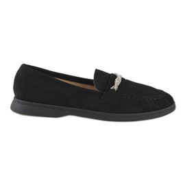 Women's black suede loafers Women's black suede loafers