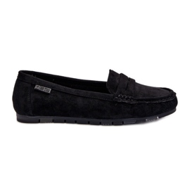 Women's Eco Suede Moccasins Big Star NN274929 Memory Foam System Black