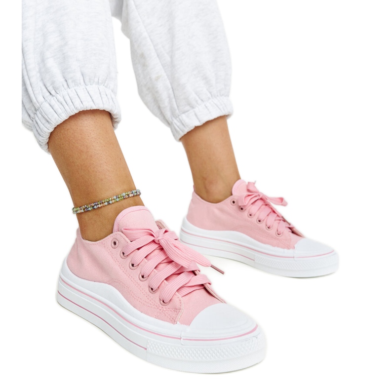 Pink Anbarin platform sneakers