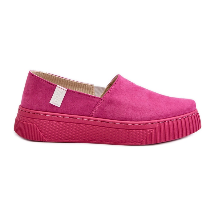 Big Star Women's Platform Sneakers NN276009 Memory Foam System Fuchsia pink