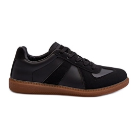 Women's Low Sneakers Black Braidn