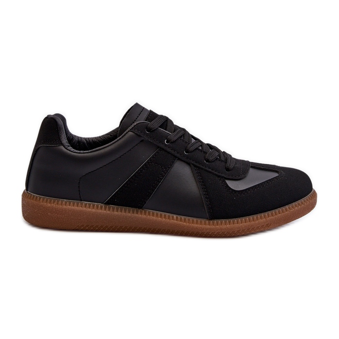 Women's Low Sneakers Black Braidn