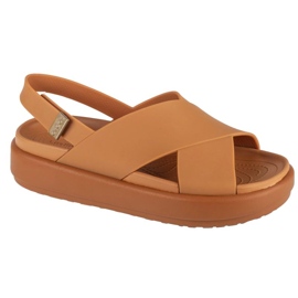 Crocs Brooklyn Luxe Strap W 209407-2U3 sandals brown Crocs Brooklyn Luxe Strap W 209407-2U3 sandals brown
