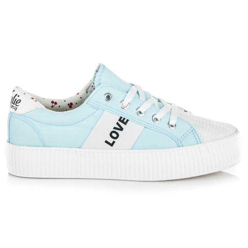 Kylie Love & peace sneakers blue Kylie Love & peace sneakers blue