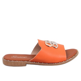 Lafite Orange women's flip-flops Lafite Orange women's flip-flops