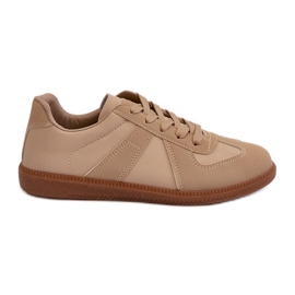 Women's Low Sneakers Beige Braidn