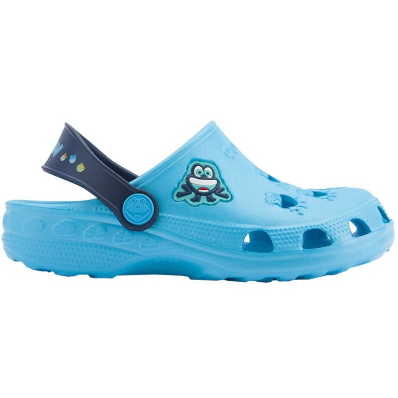Coqui Little Frog clogs 8701-100-1821A/8701-100-1821 blue