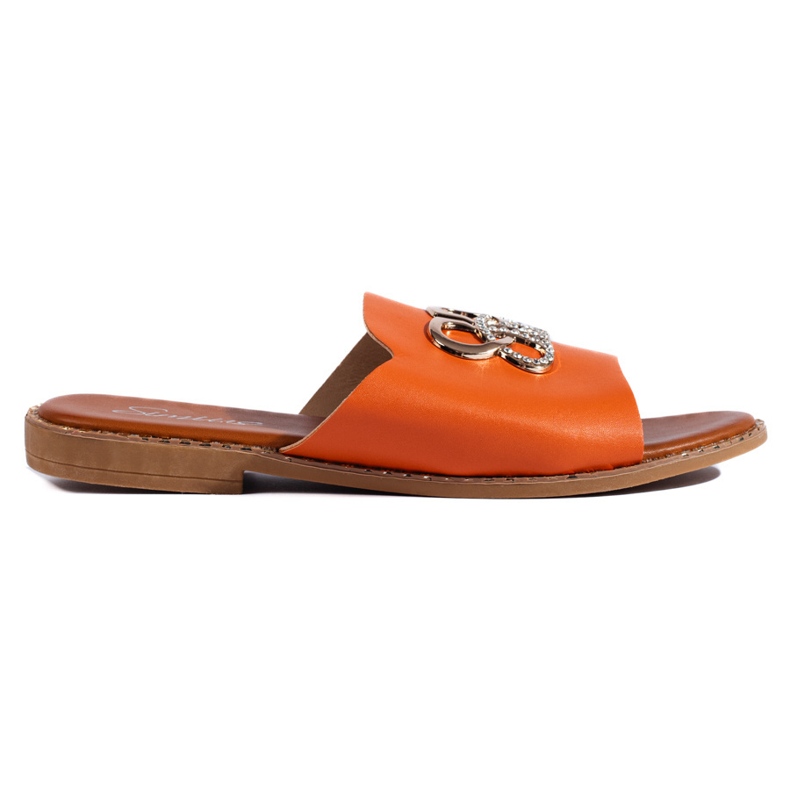 Stylish orange women's flip-flops Stylish orange women's flip-flops