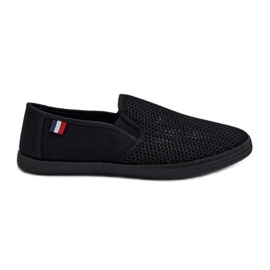 Men's Openwork Sneakers Sneakers Black Koboru