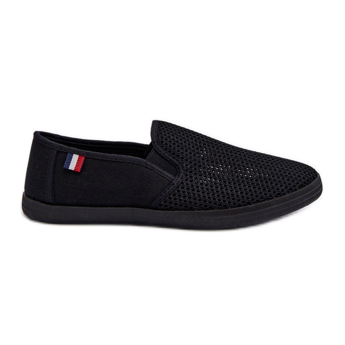 Men's Openwork Sneakers Sneakers Black Koboru