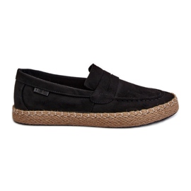 Men's Eco Suede Espadrilles Big Star NN174046 Black