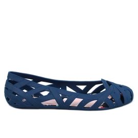 Chassa Navy openwork meliski ballet flats blue Chassa Navy openwork meliski ballet flats blue