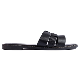 Black women's flip-flops