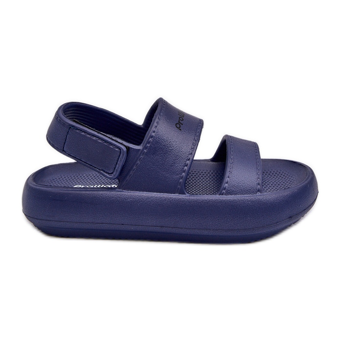Light Velcro Foam Sandals ProWater PRO-24-05-01K Navy Blue