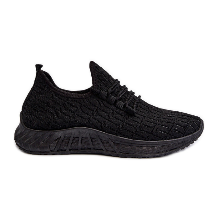 Women's Lightweight Fabric Sports Shoes Black Xalara