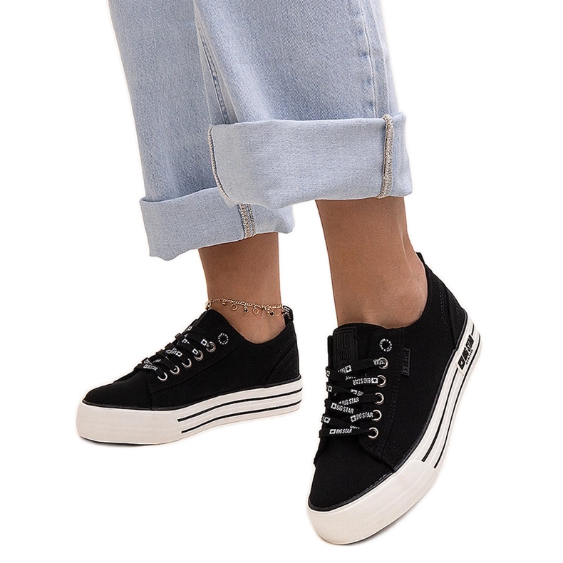 Black Big Star KK274013 sneakers Black Big Star KK274013 sneakers