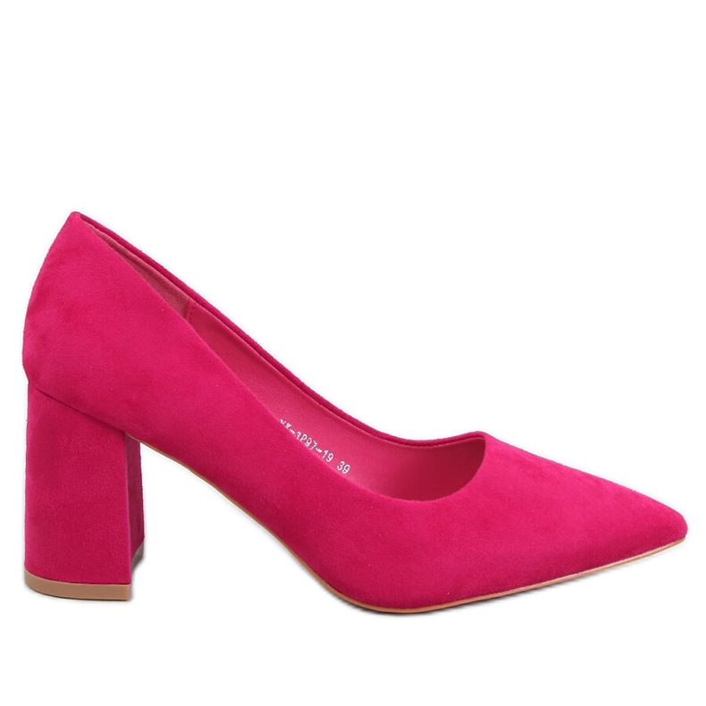Clairay Fuchsia wide-heeled pumps pink