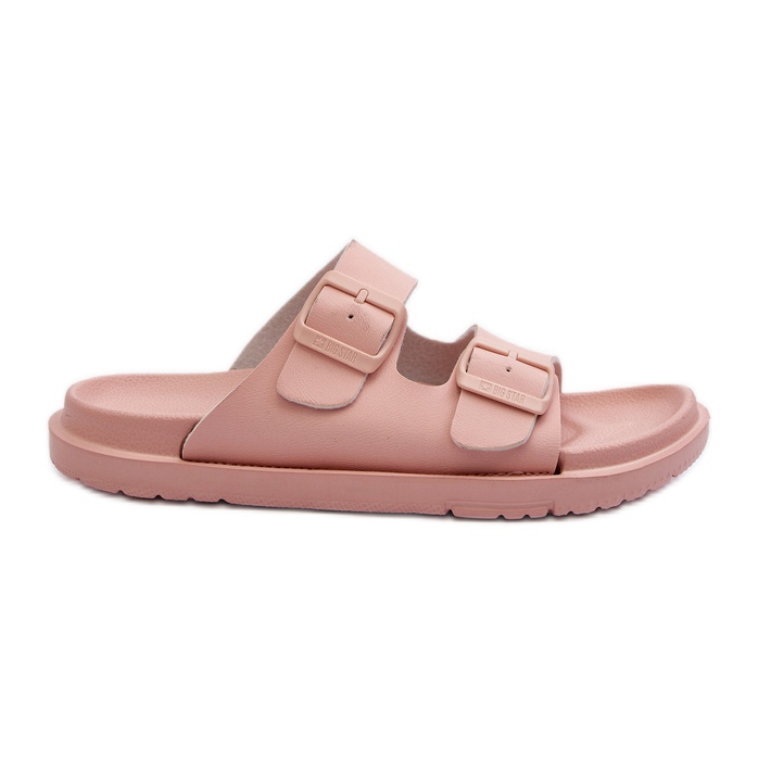 Women's Light Foam Flip-Flops With Buckles Big Star NN274A753 Pink