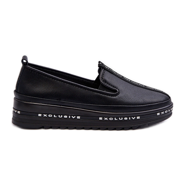 Women's Leather Shoes on the S.Barski LR260 Platform, Black Women's Leather Shoes on the S.Barski LR260 Platform, Black