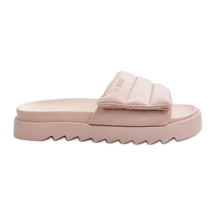 Women's Platform Flip-Flops Big Star NN274773 Beige