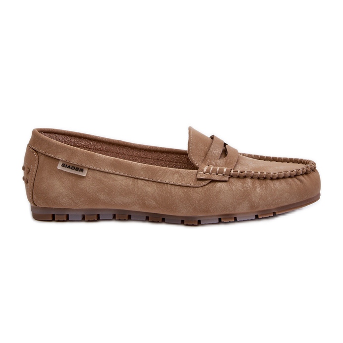 Women's Eco Leather Moccasins, Brown Celoria