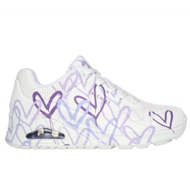 Skechers Spread The Love W 155507WLPR shoes white Skechers Spread The Love W 155507WLPR shoes white